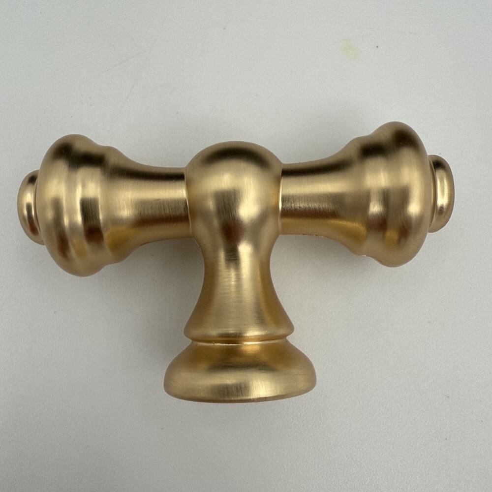 Asidrama 10 Pack Brushed Brass Cabinet Knobs Kitchen Cabinet, Dressers Bathroom